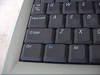 Function keys on laptop keyboard